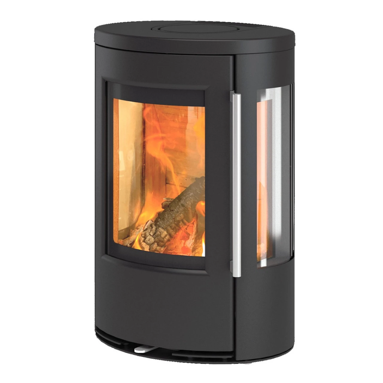 TT23RGW Panorama Wand-Kaminofen 5kW Schwarz 3 TT23RGW Panorama Wand-Kaminofen 5kW Schwarz