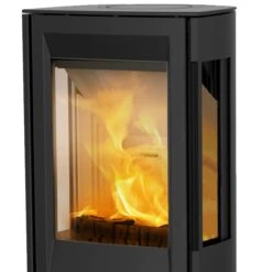 TT30G Classic Kaminofen 5kW Schwarz 3 Sichtscheiben -Derofenfuchs Verkäufe termatech tt30g classic kaminofen oben 1280x1280