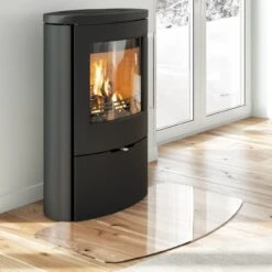 TT80RL Kaminofen Schwarz 5kW -Derofenfuchs Verkäufe termatech tt80rl kaminofen int 1280x1280