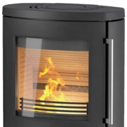 TT80RL Kaminofen Schwarz 5kW -Derofenfuchs Verkäufe termatech tt80rl kaminofen top 1280x1280