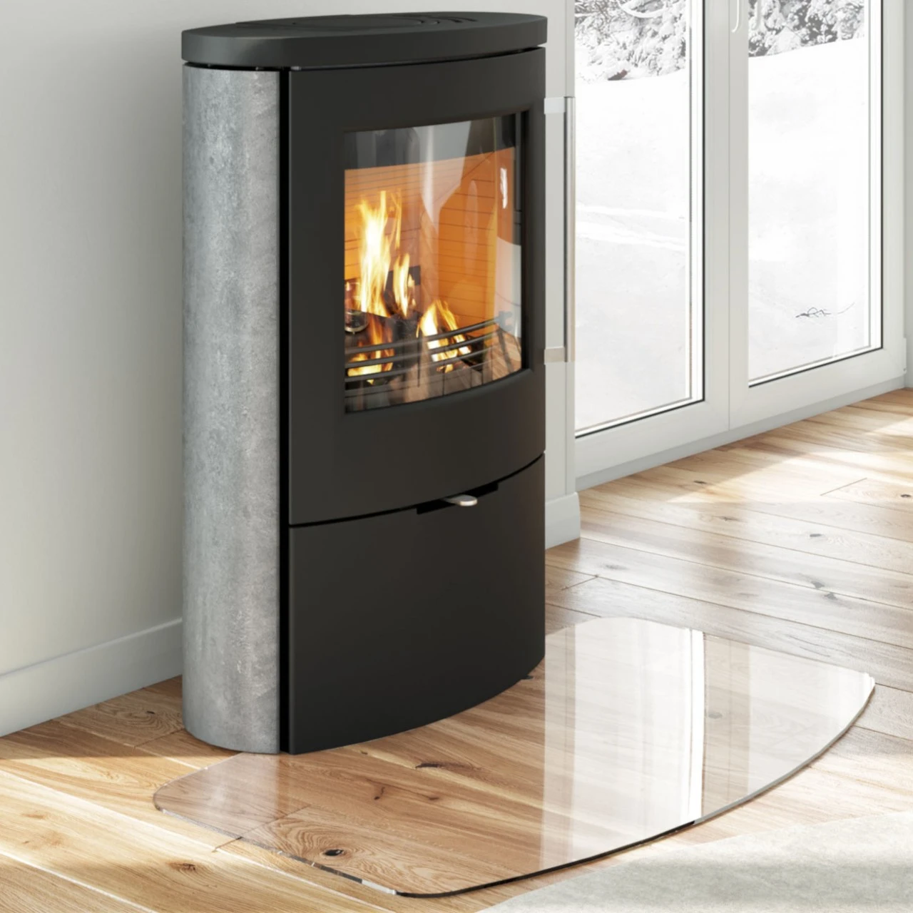 TT80RLS Kaminofen Speckstein 5kW 7 TT80RLS Kaminofen Speckstein 5kW – Bild 5