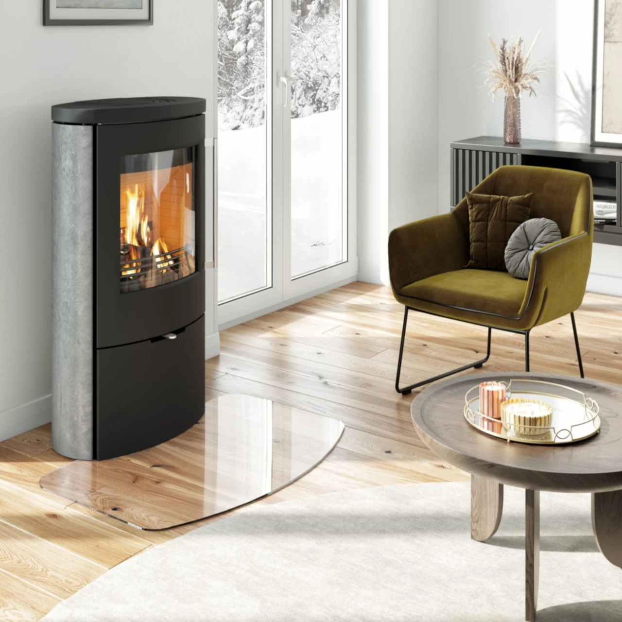 TT80RLS Kaminofen Speckstein 5kW 8 TT80RLS Kaminofen Speckstein 5kW – Bild 6