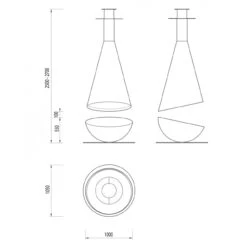 Thales Designer Bio-Ethanol Kamin Gold -Derofenfuchs Verkäufe thales masse1 1280x1280