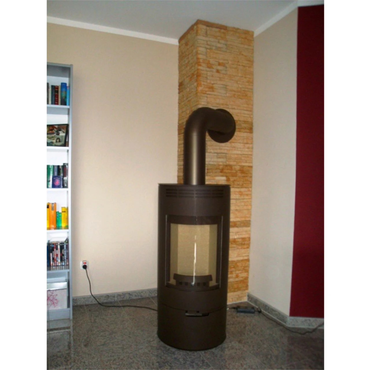 Andorra Kaminofen Braun 7kW 8 Andorra Kaminofen Braun 7kW – Bild 6