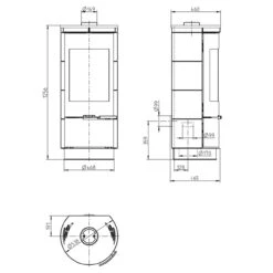 Andorra Keramik Schwarz Kaminofen 7kW -Derofenfuchs Verkäufe thorma andorra keramik kaminofen masse 1280x1280