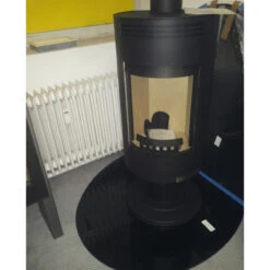 Andorra Exclusive Drehbarer Kaminofen 7kW Schwarz -Derofenfuchs Verkäufe thorma design andorra exclusiv schwarz kaminofen detail1 1280x1280