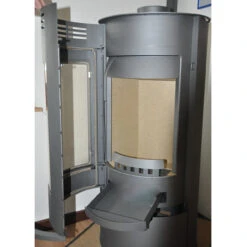 Andorra Kaminofen Gussgrau 7kW -Derofenfuchs Verkäufe thorma design andorra grau detail 1280x1280