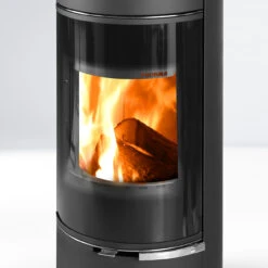 Atika Steel Kaminofen Schwarz 7kW -Derofenfuchs Verkäufe thorma design atika steel front 1280x1280
