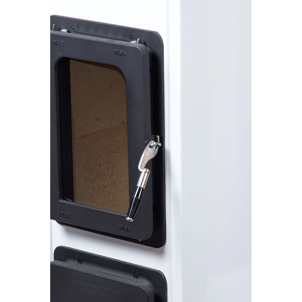 Milano AT II Weiß Kaminofen 5KW Dauerbrandofen 7 Milano AT II Weiß Kaminofen 5KW Dauerbrandofen – Bild 5