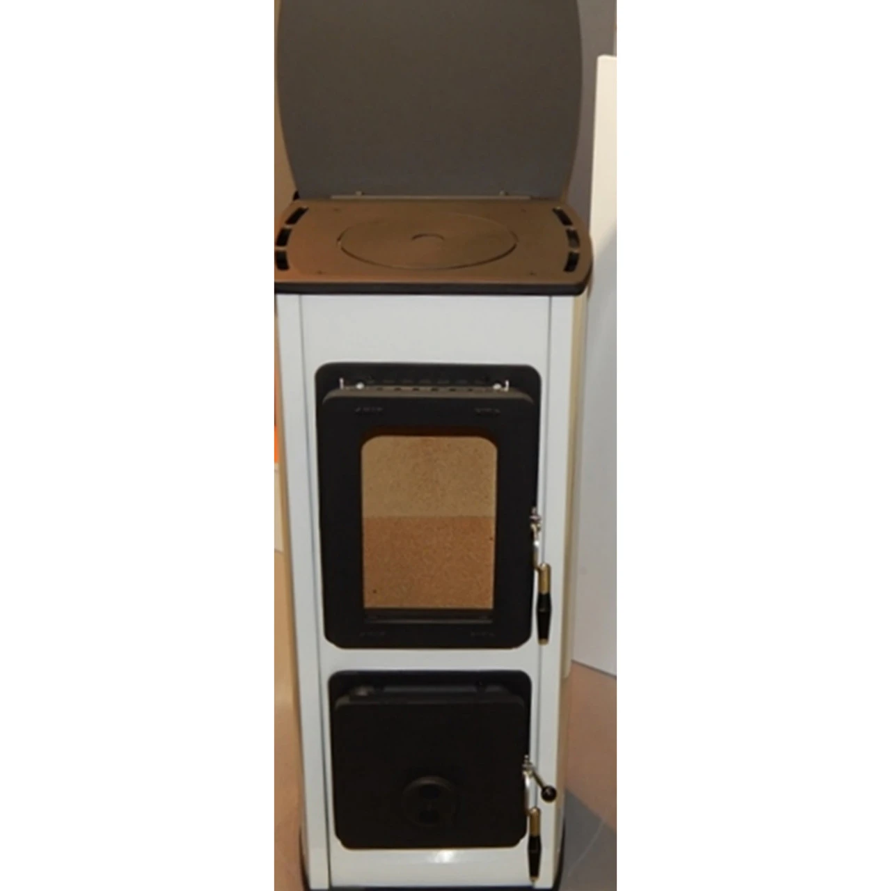 Milano AT II Weiß Kaminofen 5KW Dauerbrandofen 14 Milano AT II Weiß Kaminofen 5KW Dauerbrandofen – Bild 12