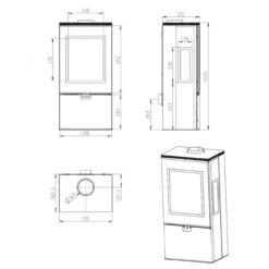 Wiesbaden Panorama Kaminofen 8kW Schwarz -Derofenfuchs Verkäufe thorma exclusive wiesbaden masse 1280x1280