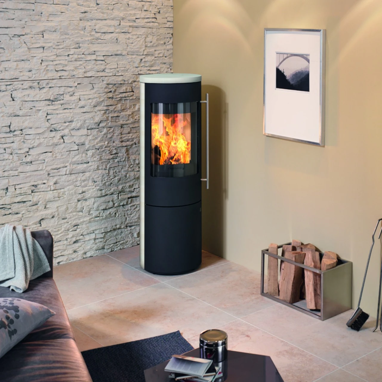 Tipas Plus Compact Keramik Caffe Freddo Kaminofen 4kW DIBt 4 Tipas Plus Compact Keramik Caffe Freddo Kaminofen 4kW DIBt – Bild 2