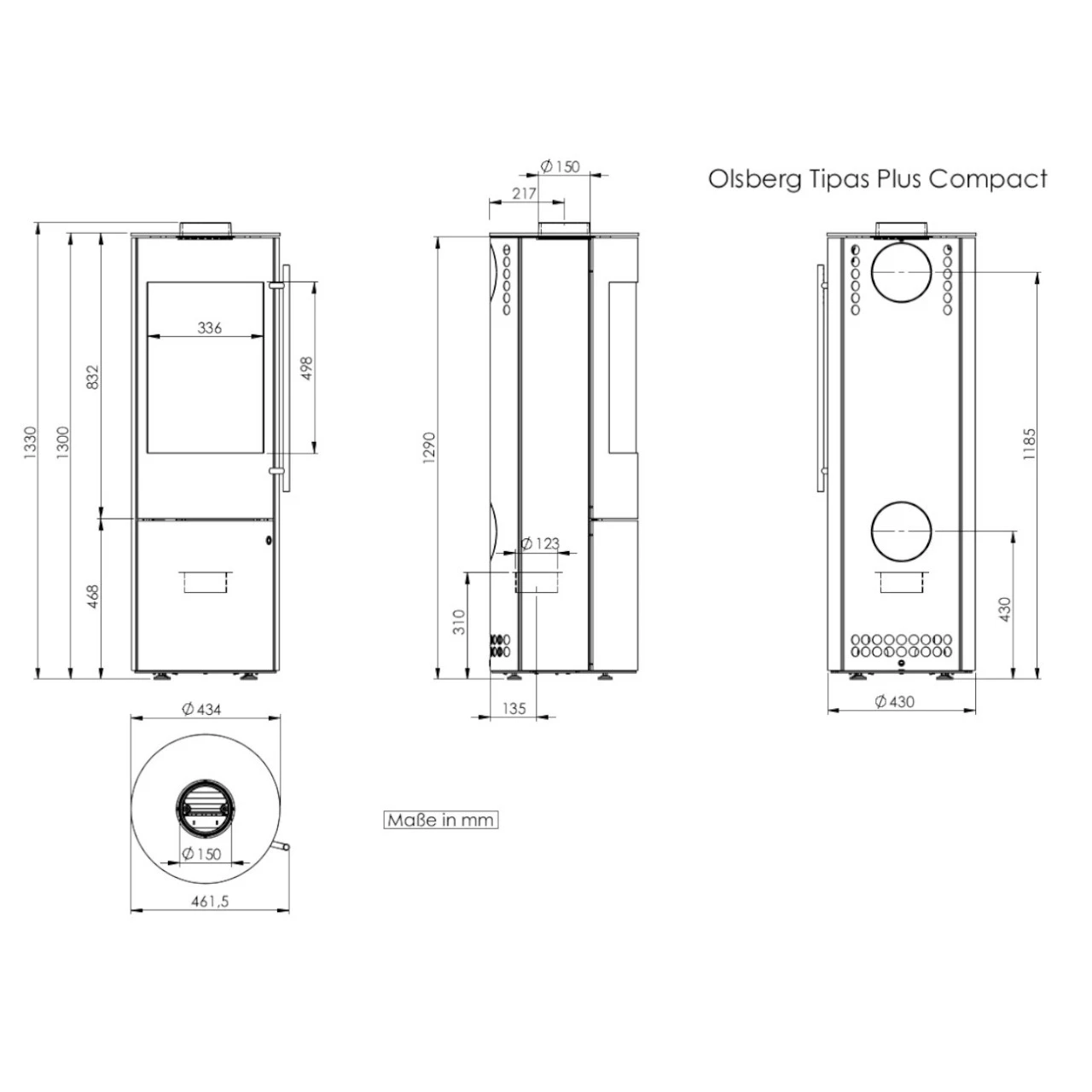 Tipas Plus Compact Keramik Caffe Freddo Kaminofen 4kW DIBt 9 Tipas Plus Compact Keramik Caffe Freddo Kaminofen 4kW DIBt – Bild 7