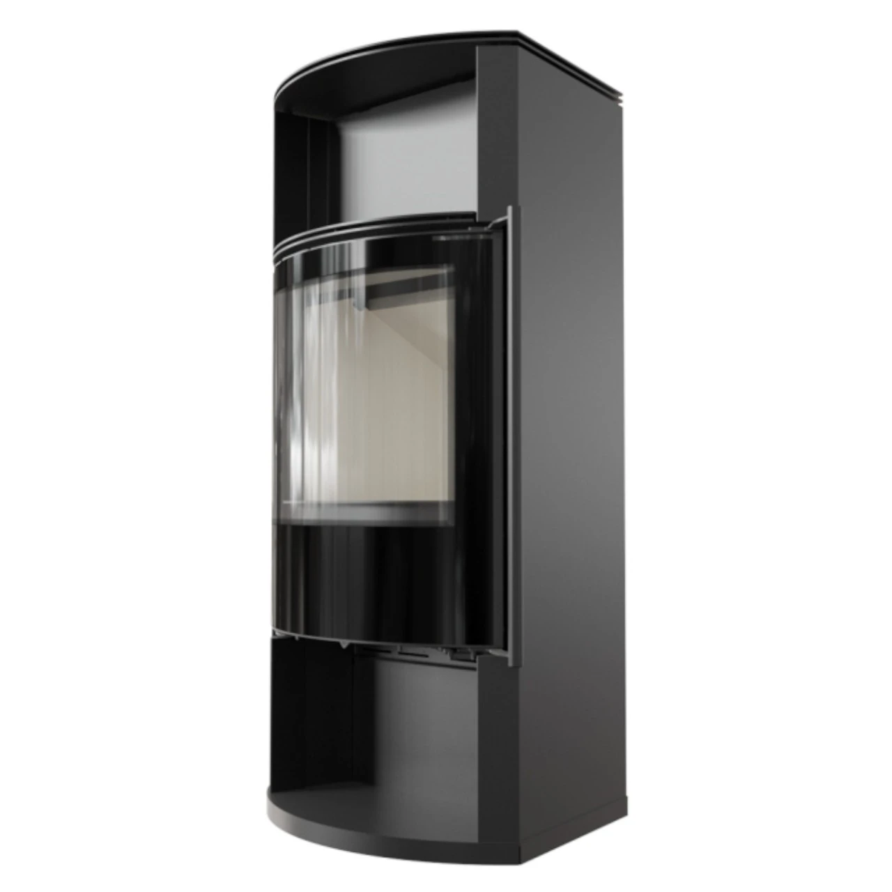 Tofa Kaminofen 8kW Schwarz Mit Teefach 4 Tofa Kaminofen 8kW Schwarz Mit Teefach – Bild 2