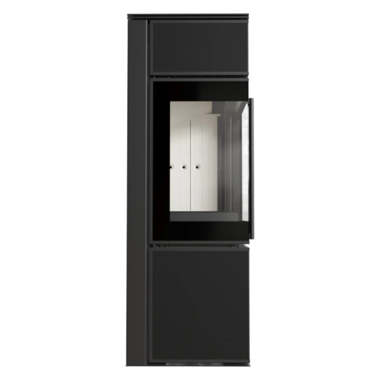 Tora S Nero Assoluto Eck-Kaminofen 8kW Schwarz 4 Tora S Nero Assoluto Eck-Kaminofen 8kW Schwarz – Bild 2