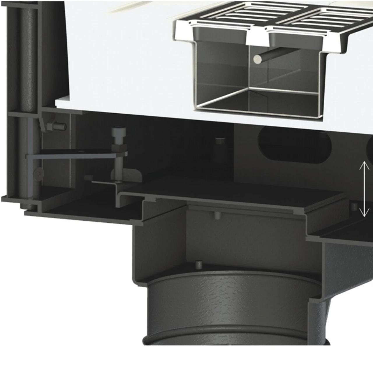 Therm V8CP Eck-Kamineinsatz Rechts 8kW Hebetür 8 Therm V8CP Eck-Kamineinsatz Rechts 8kW Hebetür – Bild 6
