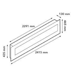 Trivero 240 SMART LED Wandkamin Einbaukamin -Derofenfuchs Verkäufe trivero 240 wandkamin elektrischer kamin masse 1280x1280