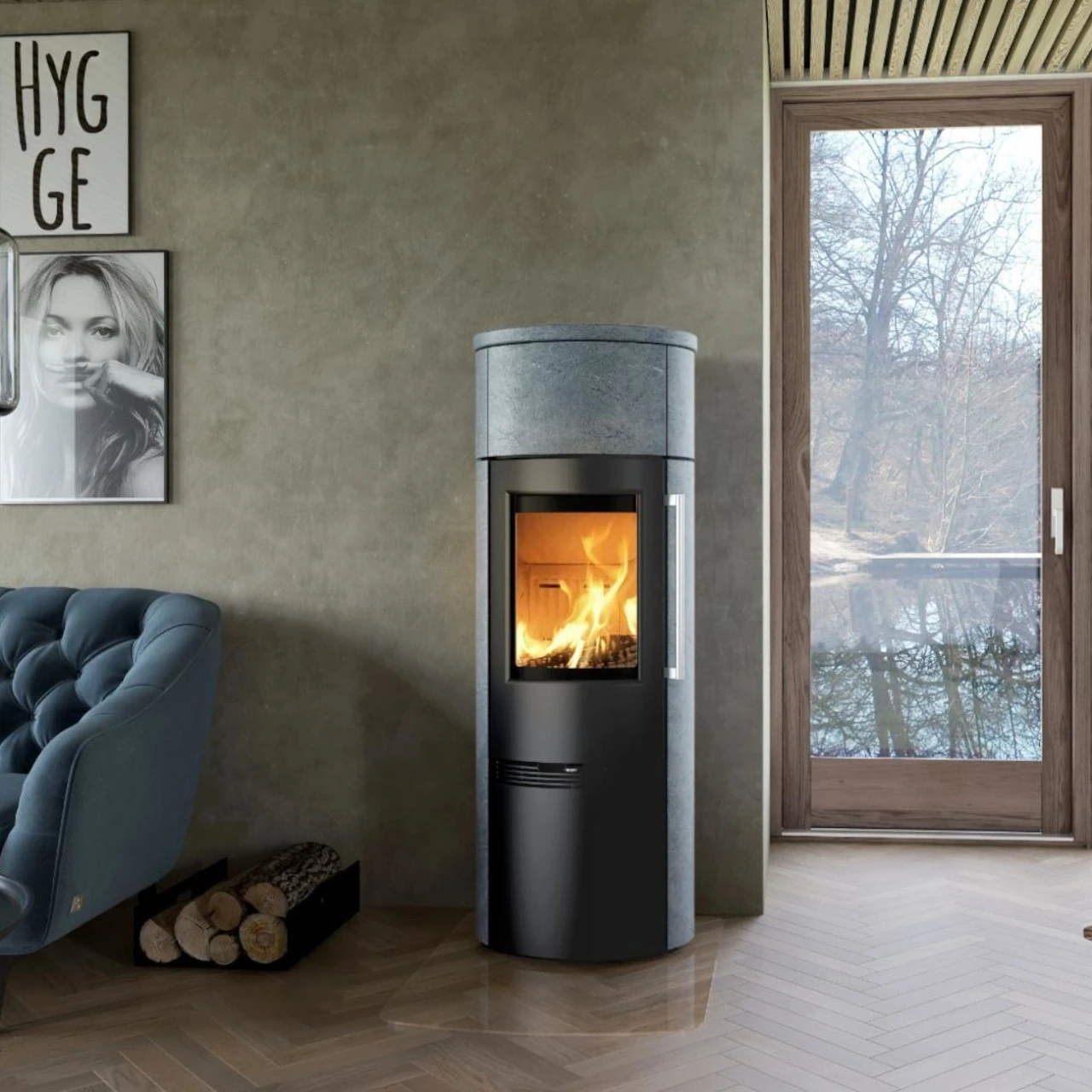 TT21RHS Heat Speicher-Kaminofen 5kW Speckstein 4 TT21RHS Heat Speicher-Kaminofen 5kW Speckstein – Bild 2