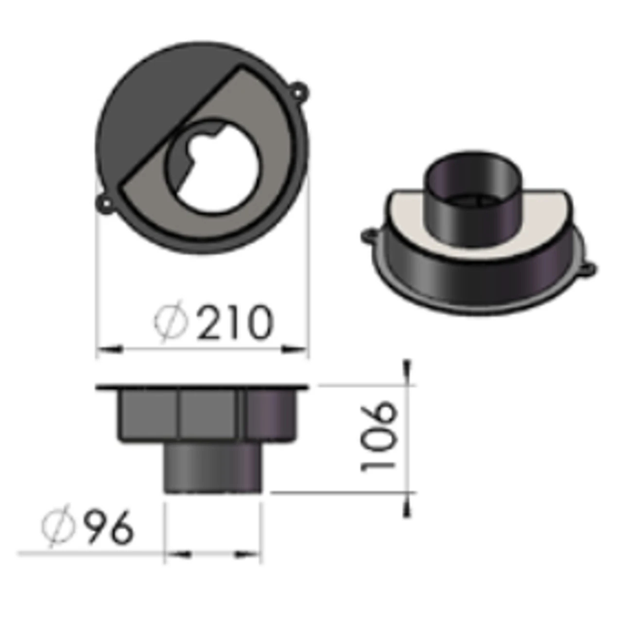 TT22HS Kaminofen 7kW Schwarz Mit Speckstein 11 TT22HS Kaminofen 7kW Schwarz Mit Speckstein – Bild 9