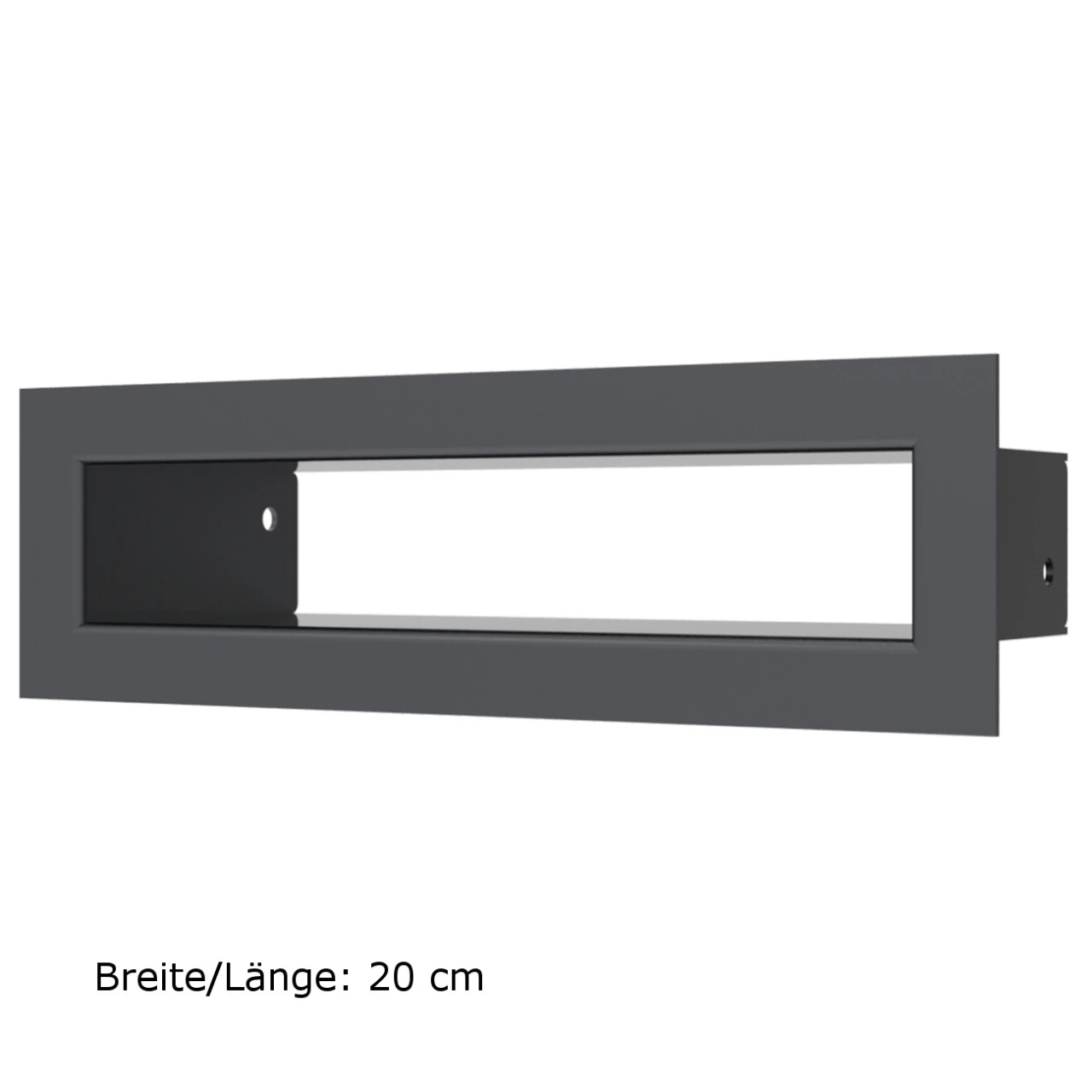 Luftleiste TUNNEL Graphit Verschiedene Größen 5 Luftleiste TUNNEL Graphit Verschiedene Größen – Bild 3