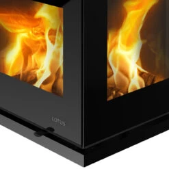 Unico 11 Eck-Kaminkassette Zum Einbau 6kW Rechtsverglasung -Derofenfuchs Verkäufe unico 11 detail 1280x1280