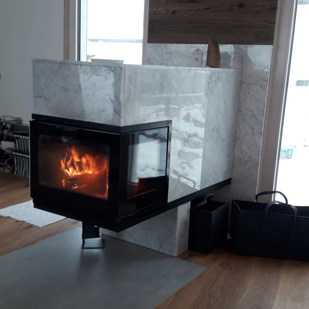 Unico 13 Panorama Kaminkassette 3-seitig Zum Einbau 6kW 11 Unico 13 Panorama Kaminkassette 3-seitig Zum Einbau 6kW – Bild 9