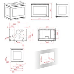 Unico 13 Panorama Kaminkassette 3-seitig Zum Einbau 6kW 18 Unico 13 Panorama Kaminkassette 3-seitig Zum Einbau 6kW -Derofenfuchs Verkäufe unico 13 masse 1280x1280