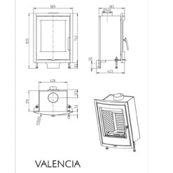 Valencia Warmluft Kamineinsatz 8 KW 18 Valencia Warmluft Kamineinsatz 8 KW -Derofenfuchs Verkäufe valencia masse 1280x1280