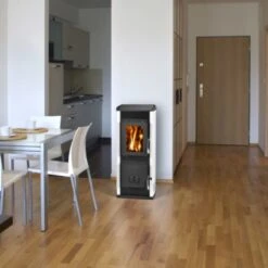 Verona AT Weiß Kaminofen 5kW Dauerbrandofen -Derofenfuchs Verkäufe verona kaminofen dauerbrandofen weiss2 1280x1280