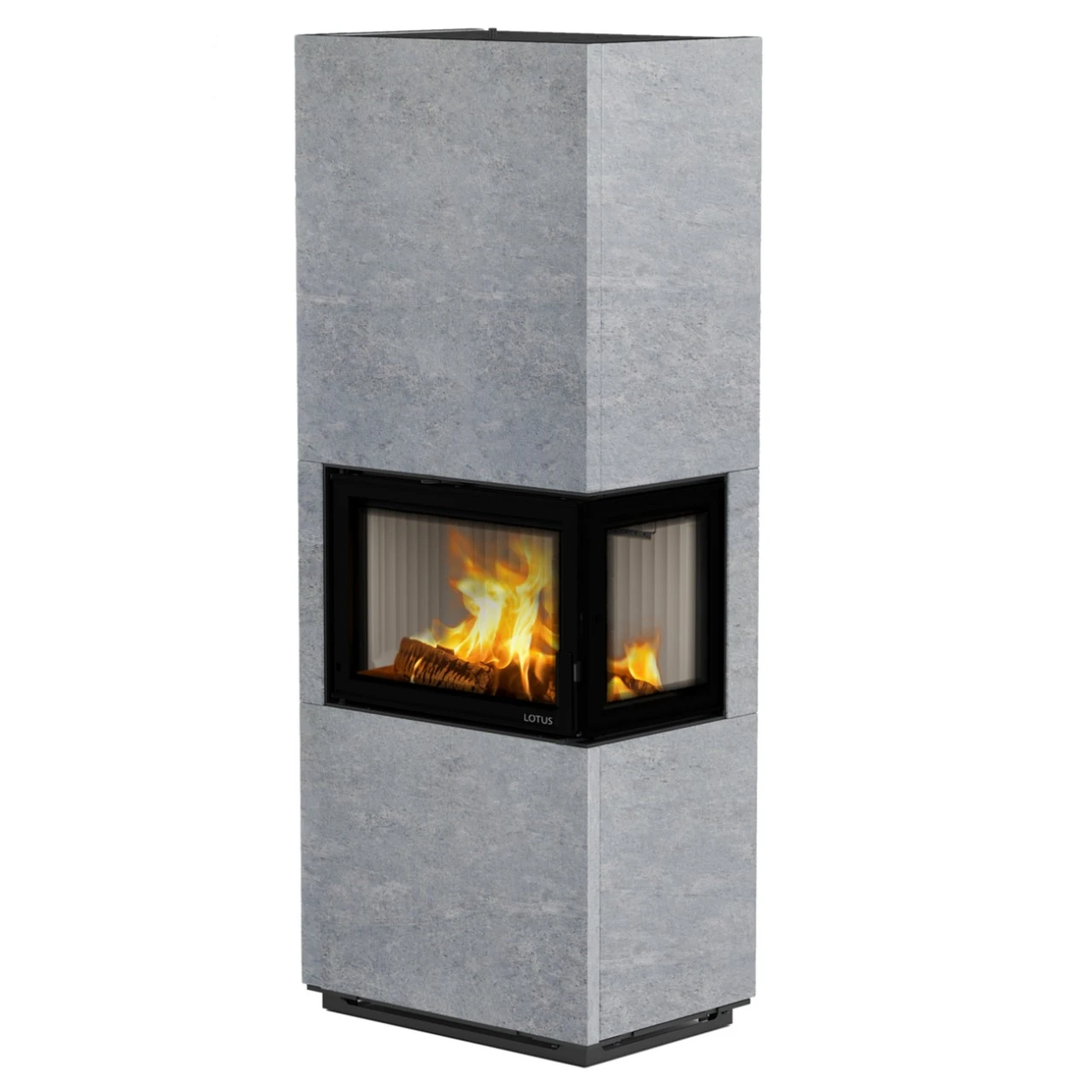 Visto R Speckstein Speicher-Kaminofen Rechtsverglast 5kW 3 Visto R Speckstein Speicher-Kaminofen Rechtsverglast 5kW