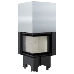 Eck-Kamineinsatz VNL Links 8kW Mit Hebetür