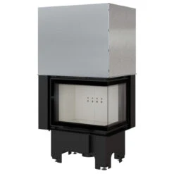 Eck-Kamineinsatz VNP Rechts 9kW Mit Hebetür