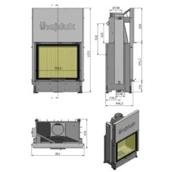 Volcano STh Kamineinsatz 11kW -Derofenfuchs Verkäufe volcano sth kamineinsatz hajduk masse 1280x1280