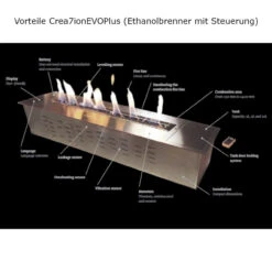 Apollo IV EVOPlus Corten Stahl Designer Bio-Ethanol Kamin -Derofenfuchs Verkäufe vorteile glammfire ethanol kamine steuerung 1280x1280
