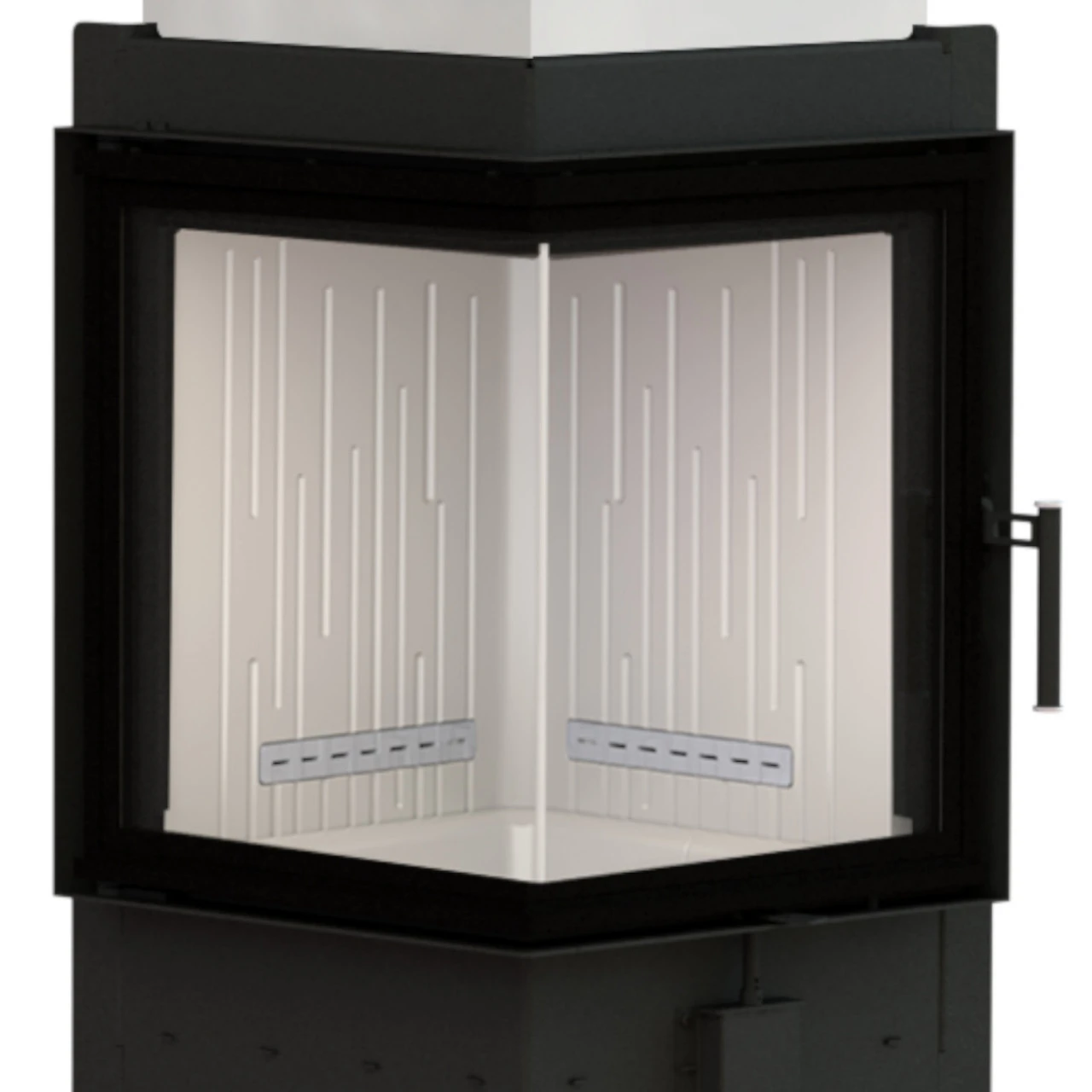 Aquatic WH450E Wasserführender Eck-Kamineinsatz 8kW 4 Aquatic WH450E Wasserführender Eck-Kamineinsatz 8kW – Bild 2