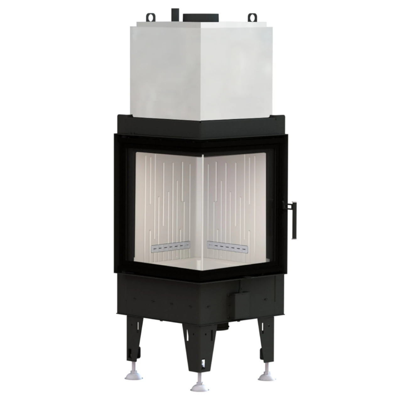 Aquatic WH450E Wasserführender Eck-Kamineinsatz 8kW 3 Aquatic WH450E Wasserführender Eck-Kamineinsatz 8kW