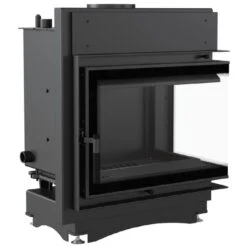 Maja Deco Gusseisener Wasser Kamineinsatz Rechts Verglast Steglos 8kW