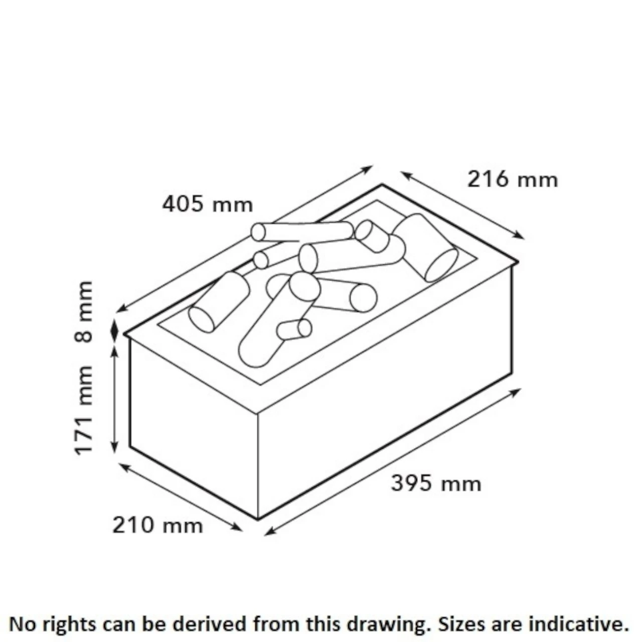 Basket Cassette 400 Opti-Myst Wasserdampf Kamin 9 Basket Cassette 400 Opti-Myst Wasserdampf Kamin – Bild 7