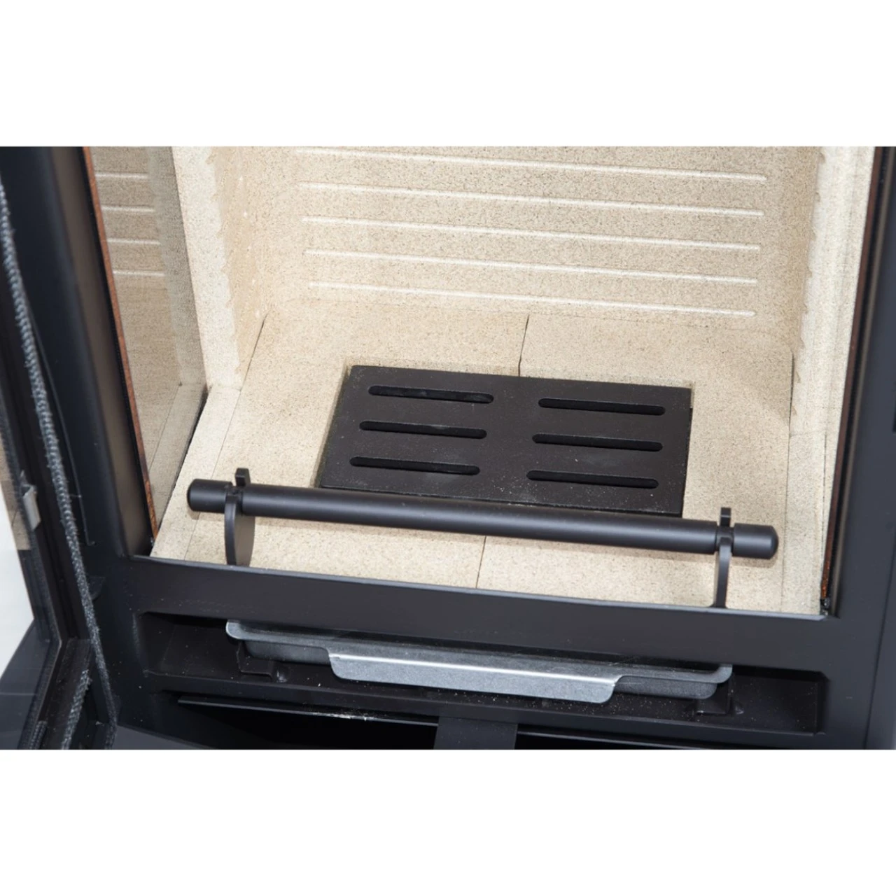 Wikantica Panorama Kaminofen Schwarz 8kW 11 Wikantica Panorama Kaminofen Schwarz 8kW – Bild 9