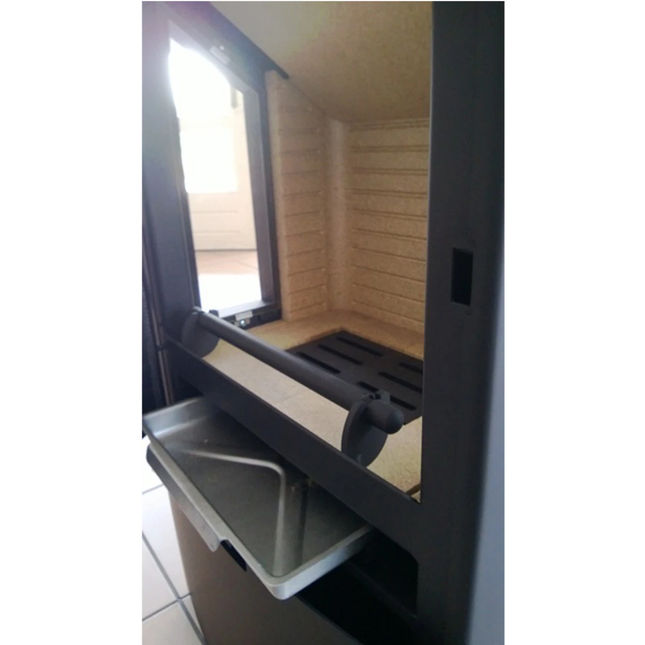 Wikantica Panorama Kaminofen Schwarz 8kW 17 Wikantica Panorama Kaminofen Schwarz 8kW – Bild 15