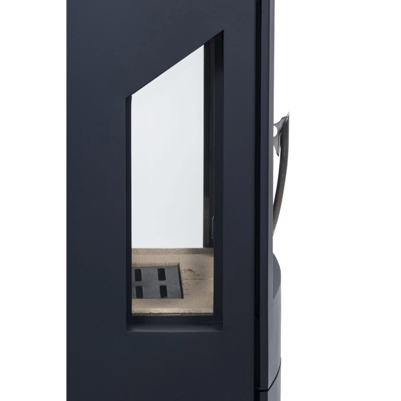 Wikantica Panorama Kaminofen Schwarz 8kW 7 Wikantica Panorama Kaminofen Schwarz 8kW – Bild 5