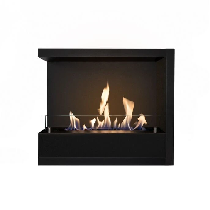 Einbaukasten L FP 2SL Ethanolbrenner Schwarz Ecke Links 3 Einbaukasten L FP 2SL Ethanolbrenner Schwarz Ecke Links