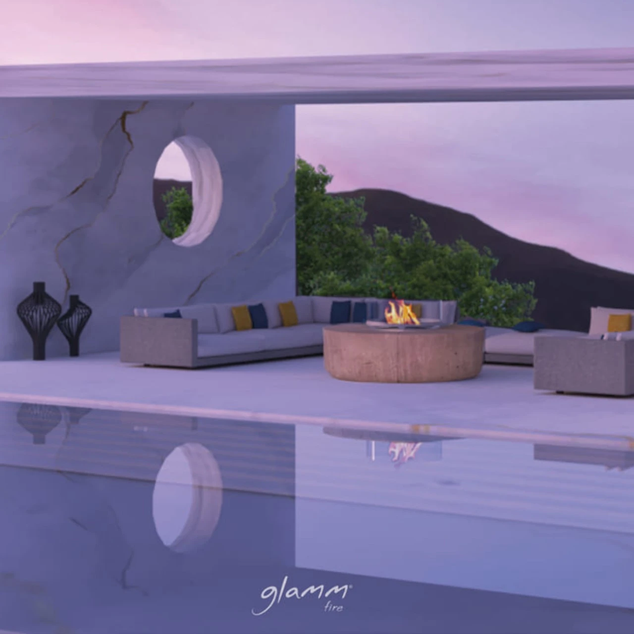 Zarzuela Designer Feuerschale Gartenkamin Optionaler Grill 8 Zarzuela Designer Feuerschale Gartenkamin Optionaler Grill – Bild 6