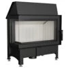 Zibi 12 Warmluft-Eckkamineinsatz 11kW Links Verglast