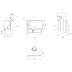 Zibi 12 Deco Eckkamineinsatz Rechts 11kW Mit Rahmenloser Scheibe -Derofenfuchs Verkäufe zibi p bs 12 deco masse 1280x1280