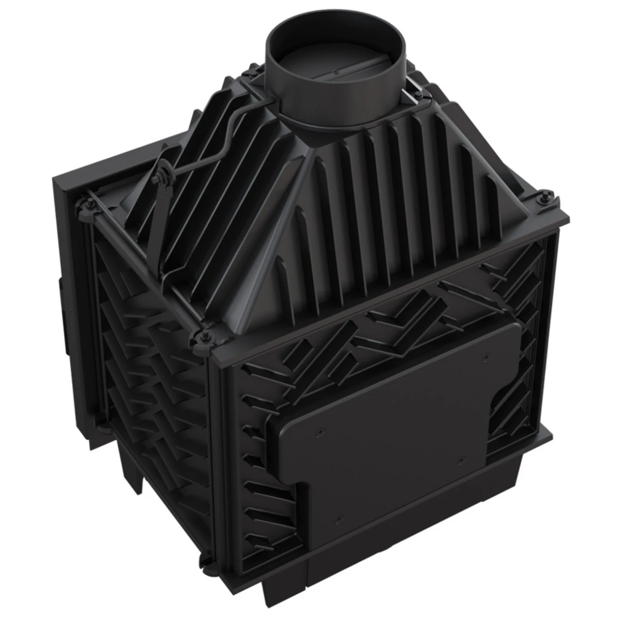 Zuzia Eco Deco Gusseisen-Kamineinsatz 12kW 7 Zuzia Eco Deco Gusseisen-Kamineinsatz 12kW – Bild 5