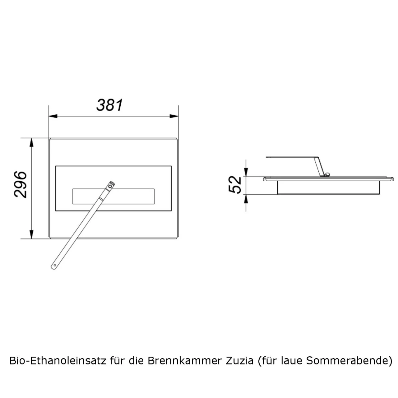 Zuzia Eco Deco Gusseisen-Kamineinsatz 12kW 12 Zuzia Eco Deco Gusseisen-Kamineinsatz 12kW – Bild 10