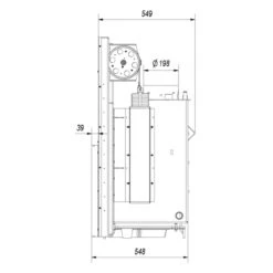 Zuzia Eco Aqua 12kW Wasser Kamineinsatz Mit Hebetür -Derofenfuchs Verkäufe zuzia pw 15 g w masse1 1280x1280